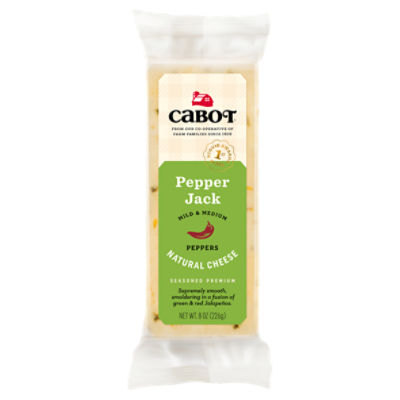 Cabot Pepper Jack Cheese, 8 oz Fairway