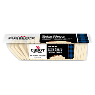 Cabot Creamery Vermont Extra Sharp Cheddar Cheese, 26 count, 7 oz