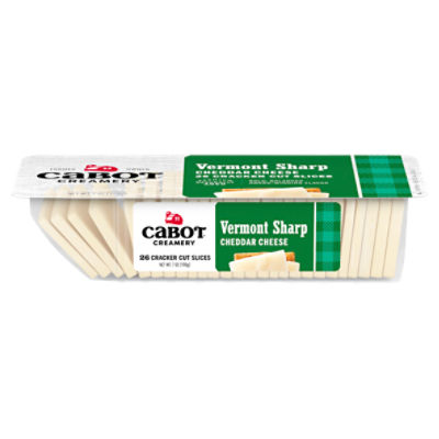 Cabot Creamery Vermont Sharp Cheddar Cheese, 26 count, 7 oz