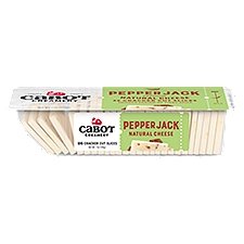 Cabot Creamery Pepper Jack Premium Natural Cheese, 26 count, 7 oz