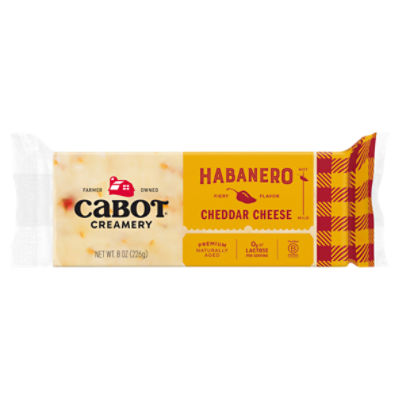 Cabot Creamery Habanero Cheddar Cheese, 8 oz Price Rite
