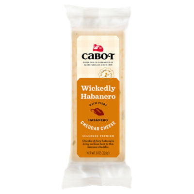 Cabot Wickedly Habanero Cheddar Cheese, 8 oz