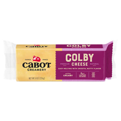 Cabot Creamery Colby Premium Natural Cheese, 8 oz Price Rite