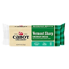 Cabot Vermont Sharp White Cheddar Cheese, 8 Ounce