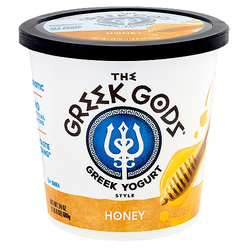 The Greek Gods Honey Greek Style Yogurt, 24 oz