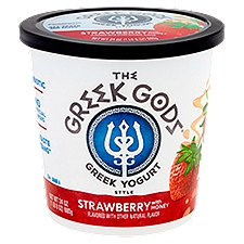 The Greek Gods Honey Strawberry Greek Style Yogurt, 24 oz