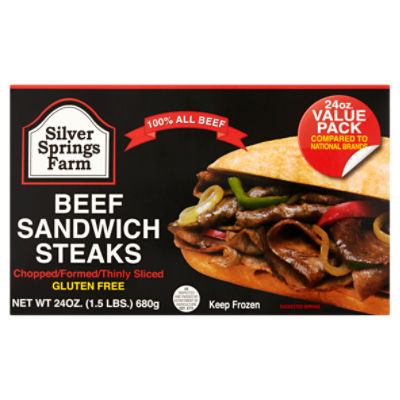 Silver Springs Farm Beef Sandwich Steaks