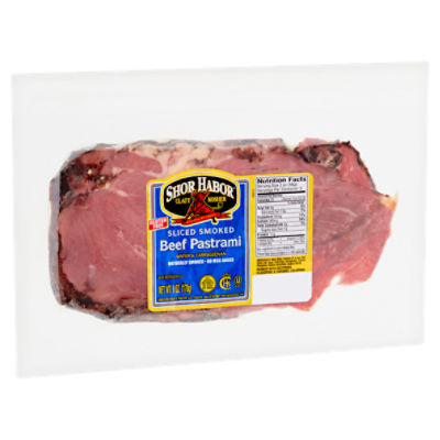 Shor Habor Sliced Smoked Beef Pastrami, 6 oz