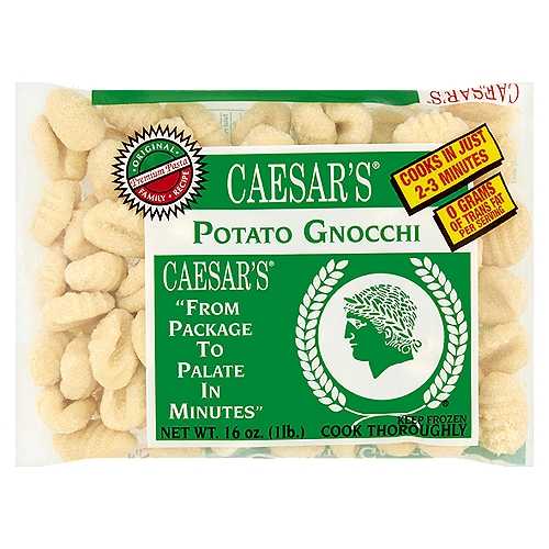 Caesar's Potato Gnocchi Pasta, 16 oz