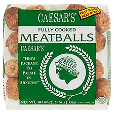 Caesar's Fully Cooked Meatballs, 40 oz
