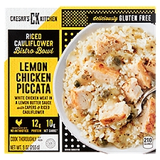 Caesar's Kitchen Lemon Chicken Piccata, Riced Cauliflower Bistro Bowl, 9 Ounce