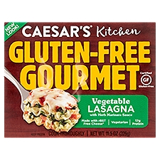 Caesar's Kitchen Gluten-Free Gourmet Vegetable Lasagna with Herb Marina Sauce, 11.5 oz