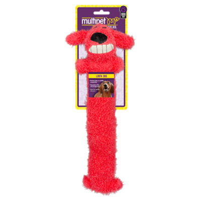 Multipet loofa best sale dog toy