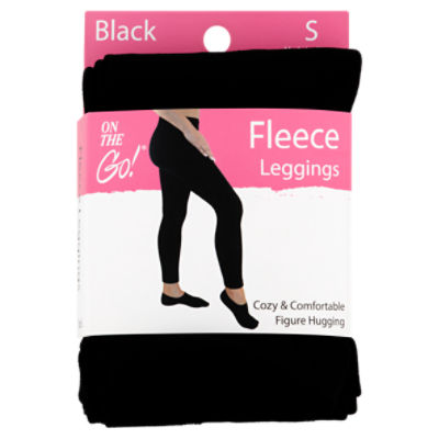 Black Cozy Fleece Leggings
