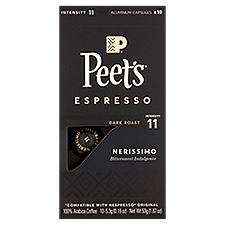 Peet's Dark Roast Nerissimo Espresso, Coffee, 1.87 Ounce