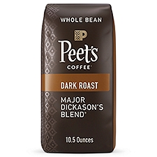 Peet's Coffee Major Dickason's Blend Dark Roast Whole Bean Coffee, 10.5 oz