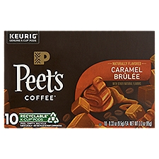 Peet's Coffee Caramel Brûlée K-Cup Pods, 0.33 oz, 10 count