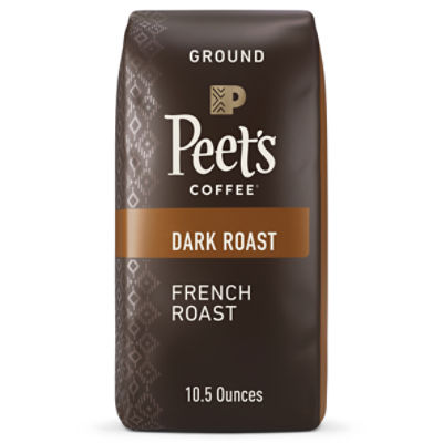Peet's Coffee Dark French Roast Ground Coffee, 10.5 oz