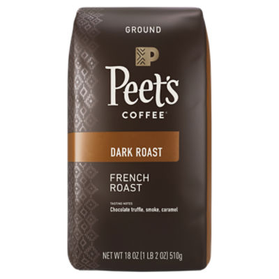 Peet's Coffee French Dark Roast Ground Coffee, 18 oz