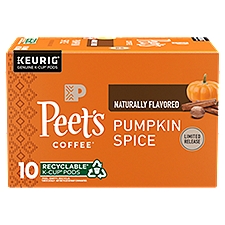 Peet's COFFEE Pumpkin Spice K-Cup Pods, 0.33 oz, 10 count