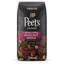 Hazelnut Mocha Flavored Coffee, Ground, 10 oz Bag