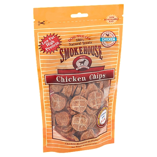 Smokehouse Pet Products Chicken Breast Chips, 8 oz