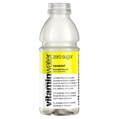 vitaminwater zero sugar squeezed Bottle, 20 fl oz - The Fresh Grocer