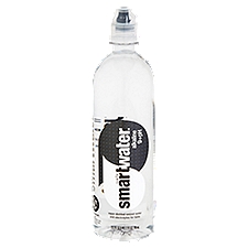 Glacéau Smartwater Alkaline 9+pH Water, 23.7 fl oz