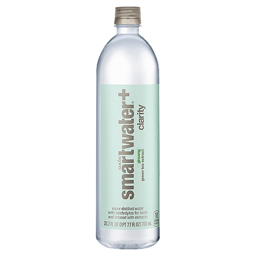 Smartwater Ginseng Green Tea Bottle, 23.7 fl oz