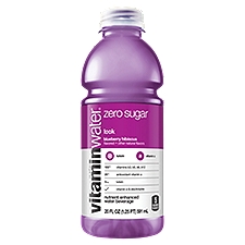 Vitaminwater Zero Sugar, Look Bottle, 20 Fluid ounce