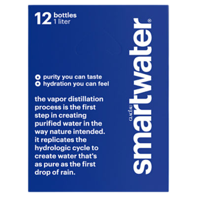Smartwater Nutrient-Enhanced Water Bottle, Water