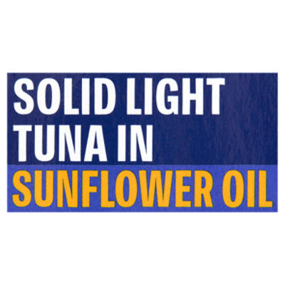 Real Solid Light Tuna in Sunflower Oil, 2.8 oz, 3 count