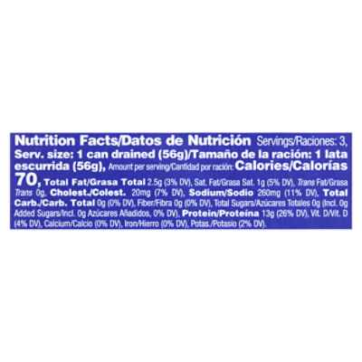 Real Solid Light Tuna in Sunflower Oil, 2.8 oz, 3 count