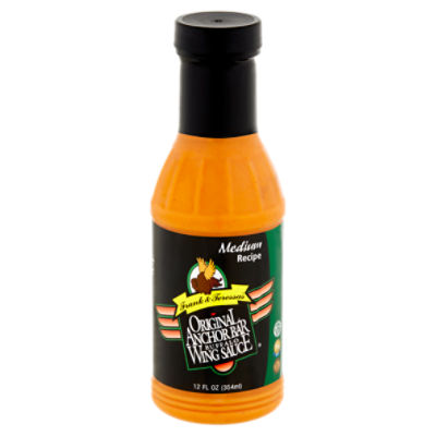Frank & Teressa's Anchor Bar Medium Original Buffalo Wing Sauce, 12 fl