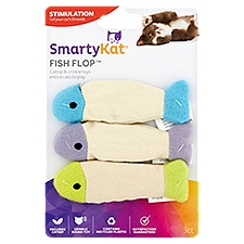 Smarty Kat Fish Flop, Catnip & Crinkle Toys, 1 Each