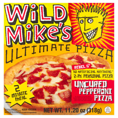 Wild Mike's Uncured Pepperoni Ultimate Pizza, 11.20 oz