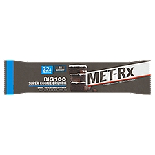 MET-Rx Big 100 Super Cookie Crunch Meal Replacement Bar, 3.52 oz