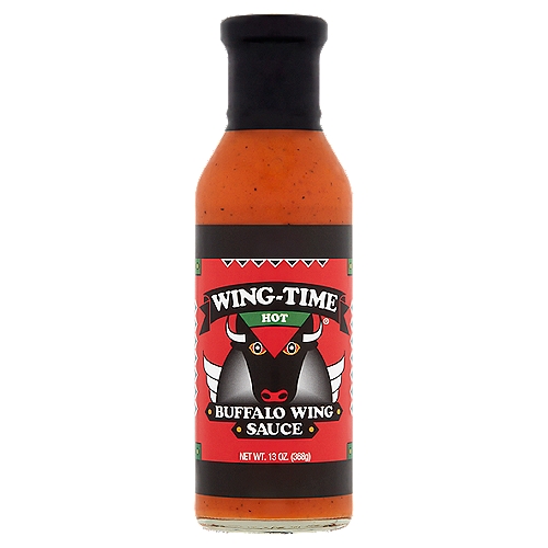 Wing-Time Нot Buffalo Wing Sauce, 13 oz