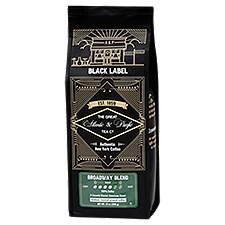 Black Label Broadway Blend Medium Roasted Ground Coffee, 12 oz