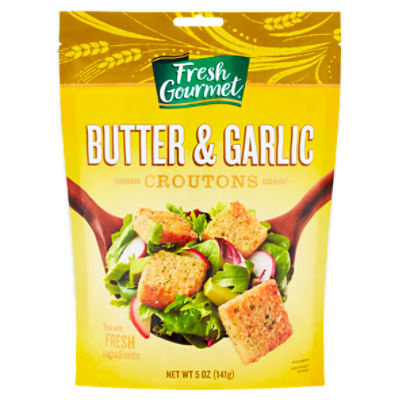 Fresh Gourmet Butter & Garlic Croutons, 5 oz