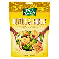 Fresh Gourmet Butter & Garlic Croutons, 5 oz, 5 Ounce