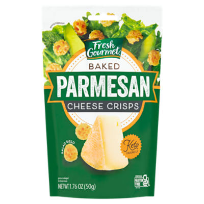 Fresh Gourmet Parm 100 Cheese Salad Crisps, 1.76 oz