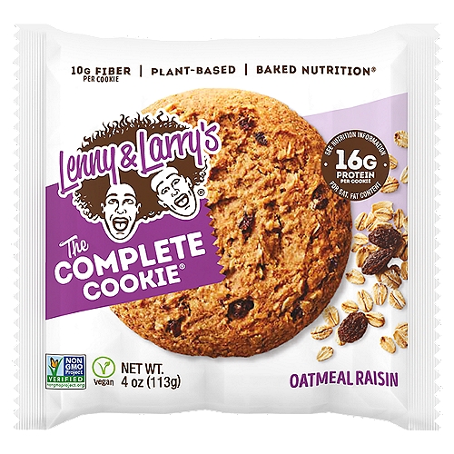 Lenny & Larry's The Complete Cookie Oatmeal Raisin Cookies, 4 oz