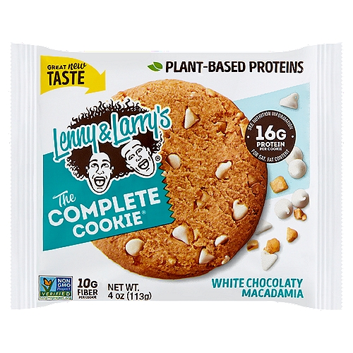 Lenny & Larry's The Complete Cookie White Chocolaty Macadamia Cookie, 4 oz