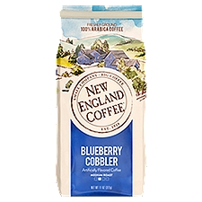 New England Coffee Blueberry Cobbler Medium Roast Coffee, 11 oz, 11 Ounce