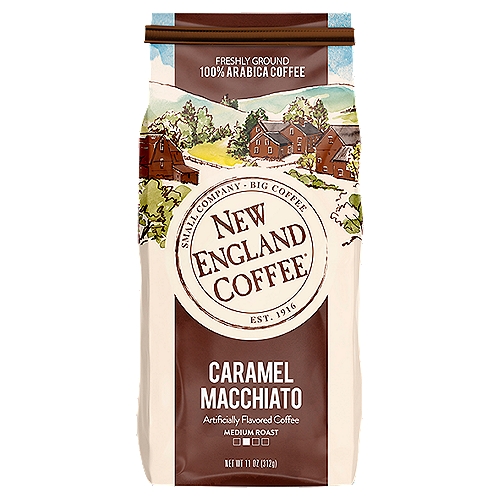 New England Coffee Caramel Macchiato Medium Roast Coffee, 11 oz