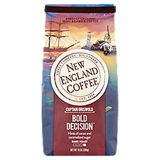 New England Coffee Bold Decision Dark Roast Coffee, 10 oz