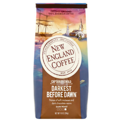 New England Coffee Darkest Before Dawn Dark Roast Coffee, 10 oz