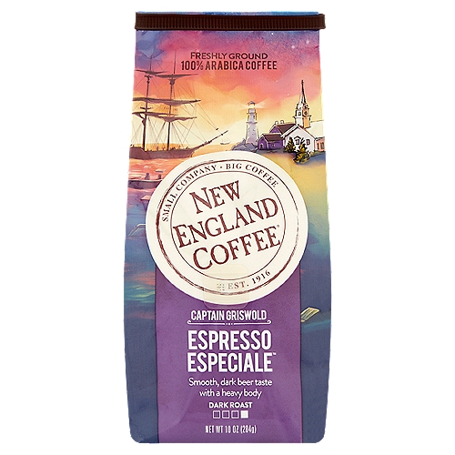 New England Coffee Espresso Especiale Dark Roast Coffee, 10 oz
