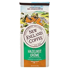 New England Coffee Hazelnut Crème Medium Roast 100% Arabica Coffee, 10 oz, 10 Ounce